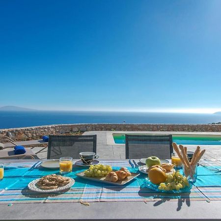 Tranquil Sea View Villa With Private Pool, Just 2Km From The Beach! Agia Galini  Ngoại thất bức ảnh