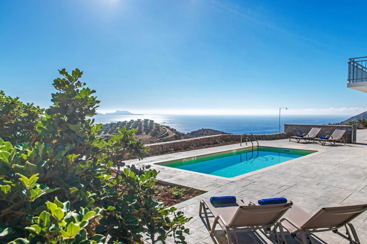 Tranquil Sea View Villa With Private Pool, Just 2Km From The Beach! Agia Galini  Ngoại thất bức ảnh