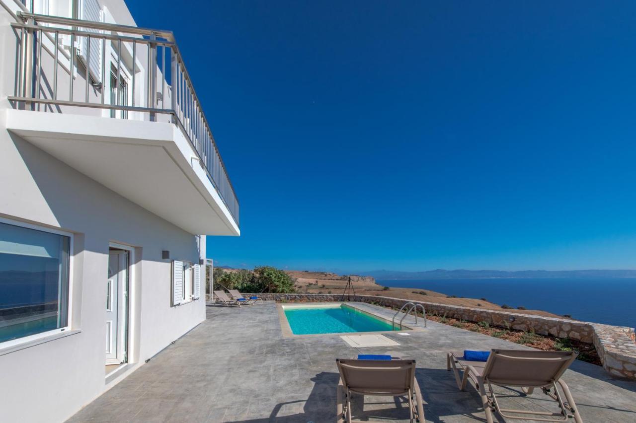 Tranquil Sea View Villa With Private Pool, Just 2Km From The Beach! Agia Galini  Ngoại thất bức ảnh