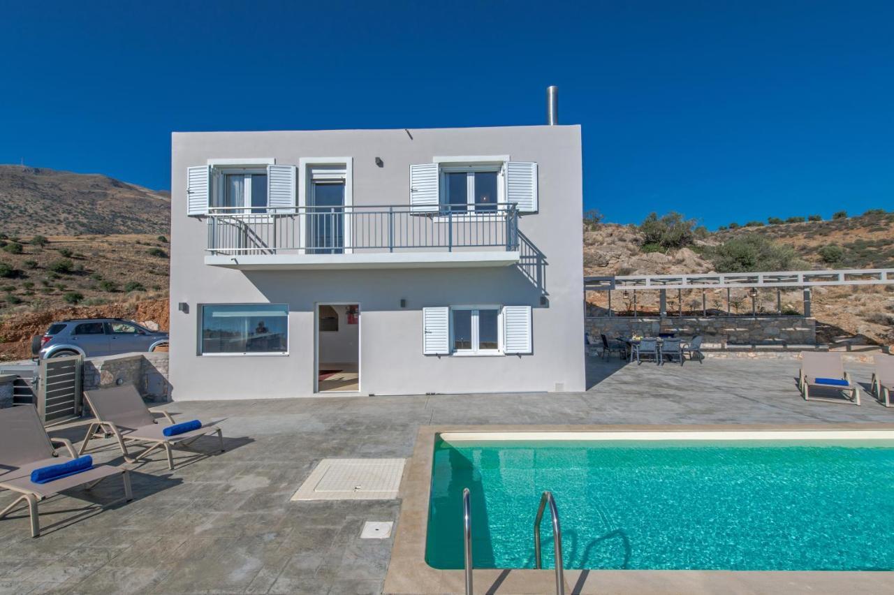 Tranquil Sea View Villa With Private Pool, Just 2Km From The Beach! Agia Galini  Ngoại thất bức ảnh