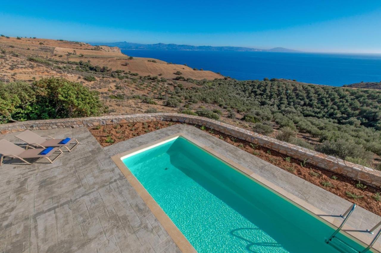 Tranquil Sea View Villa With Private Pool, Just 2Km From The Beach! Agia Galini  Ngoại thất bức ảnh